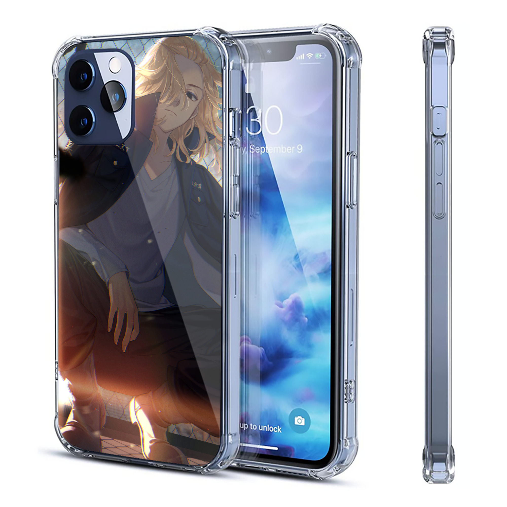 （画像用） 東京リベンジャーズ Tokyo Revengers 【iPhone 12シリーズ対応】透明スマホケース（クリアソフトケース）